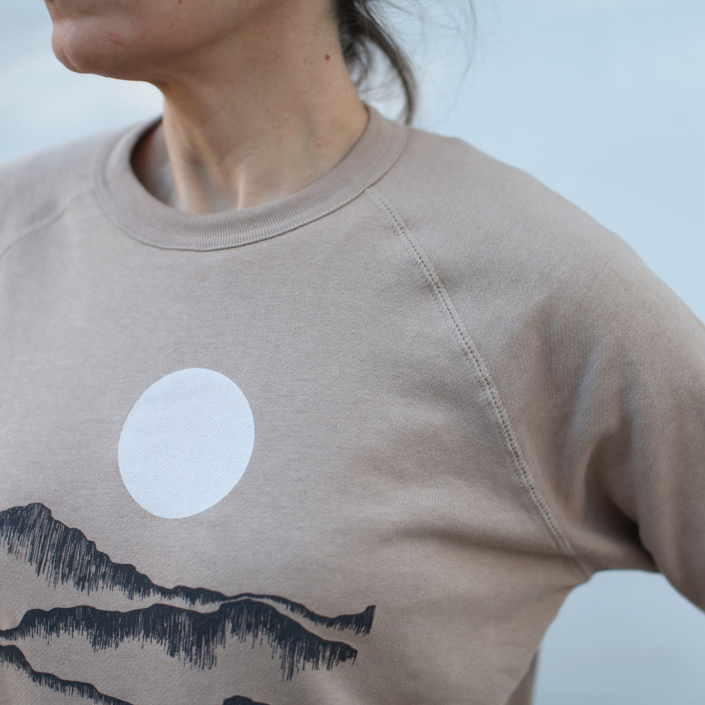 Badlands National Park Cotton Terrycloth Pullover Sweatshirt